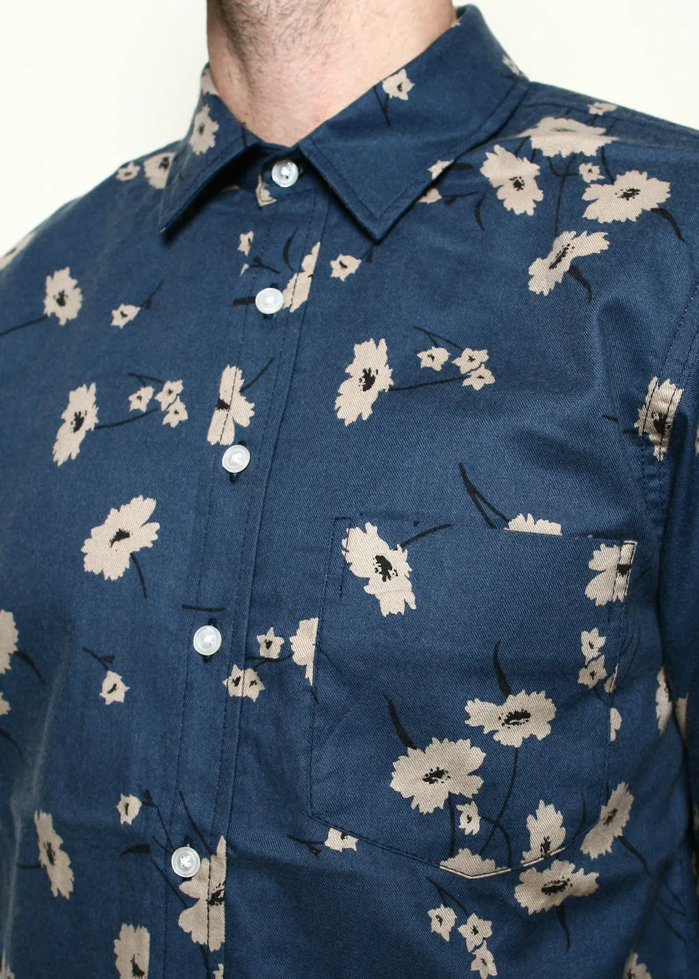 Oxford Shirt // Blue Floral sold by Rogue Territory product image thumbnail 2