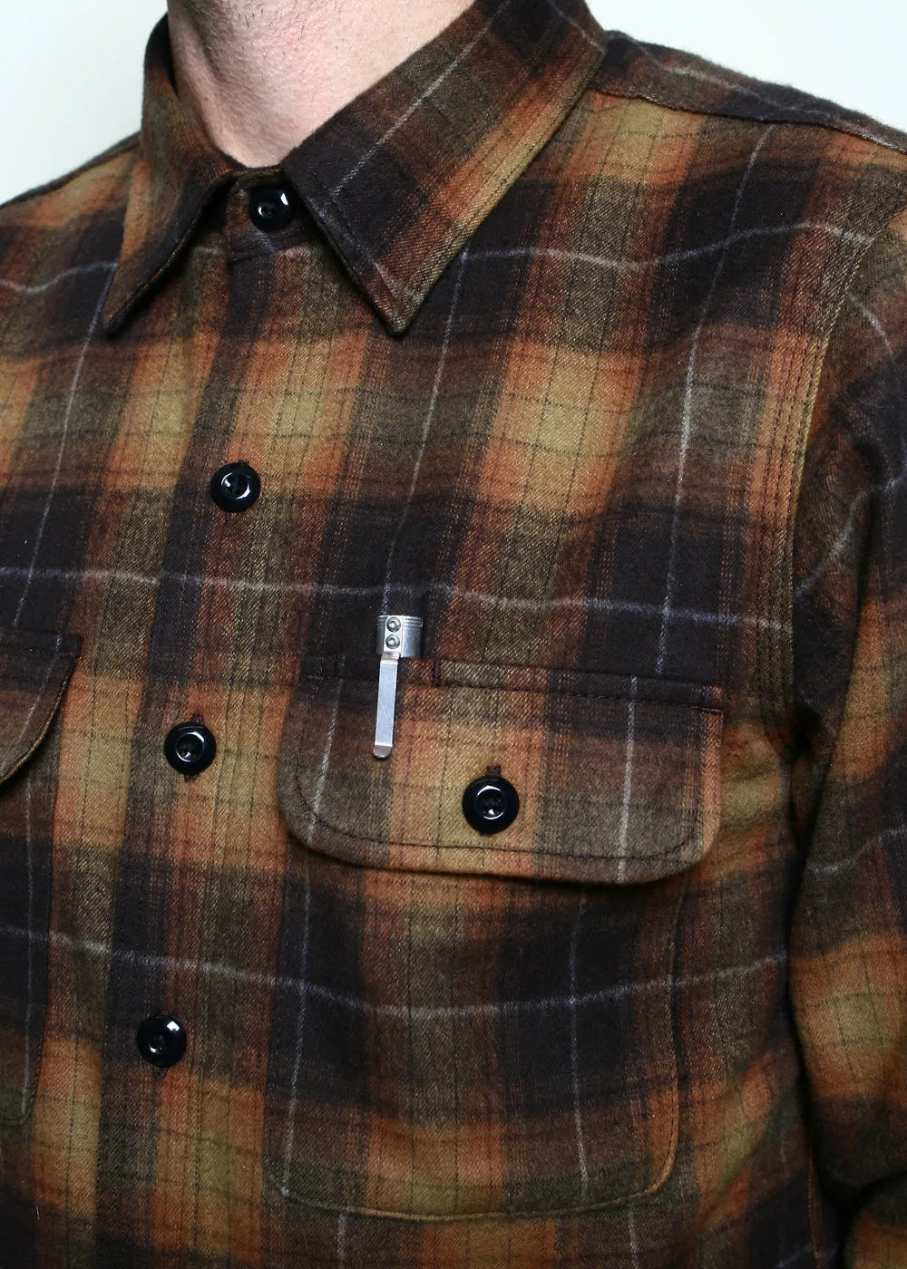 Field Shirt // Sienna Brushed Plaid sold by Rogue Territory product image thumbnail 2