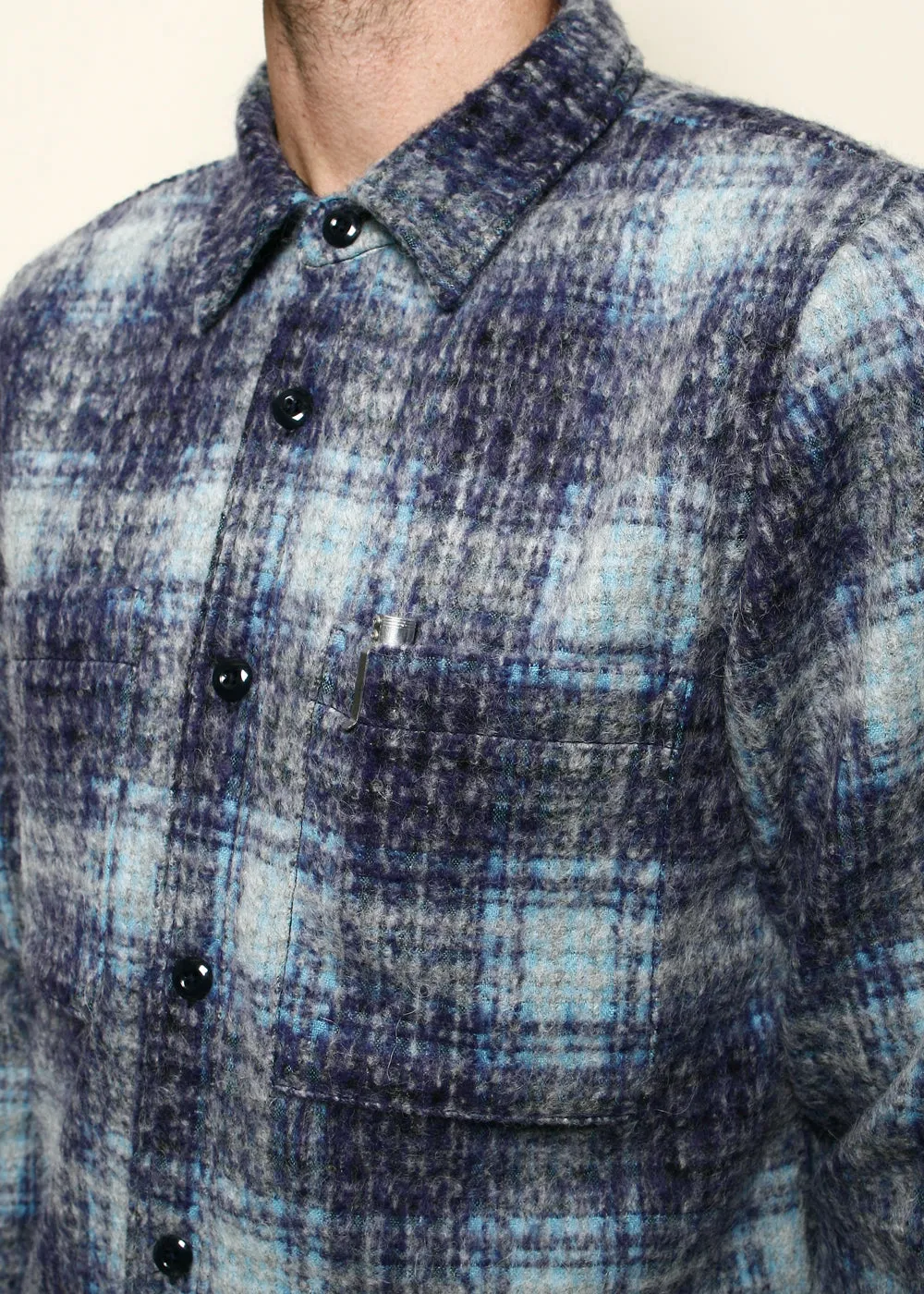 Utility Shirt // Plaid Wool sold by Rogue Territory product image thumbnail 3