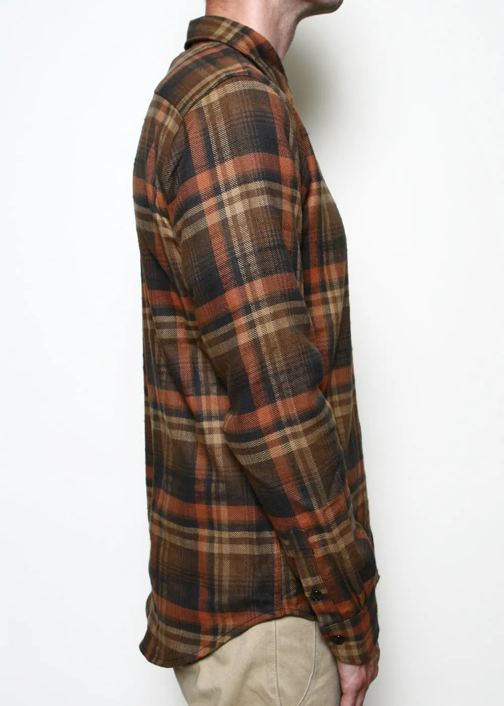 Oxford Shirt // Copper Plaid sold by Rogue Territory product image thumbnail 3