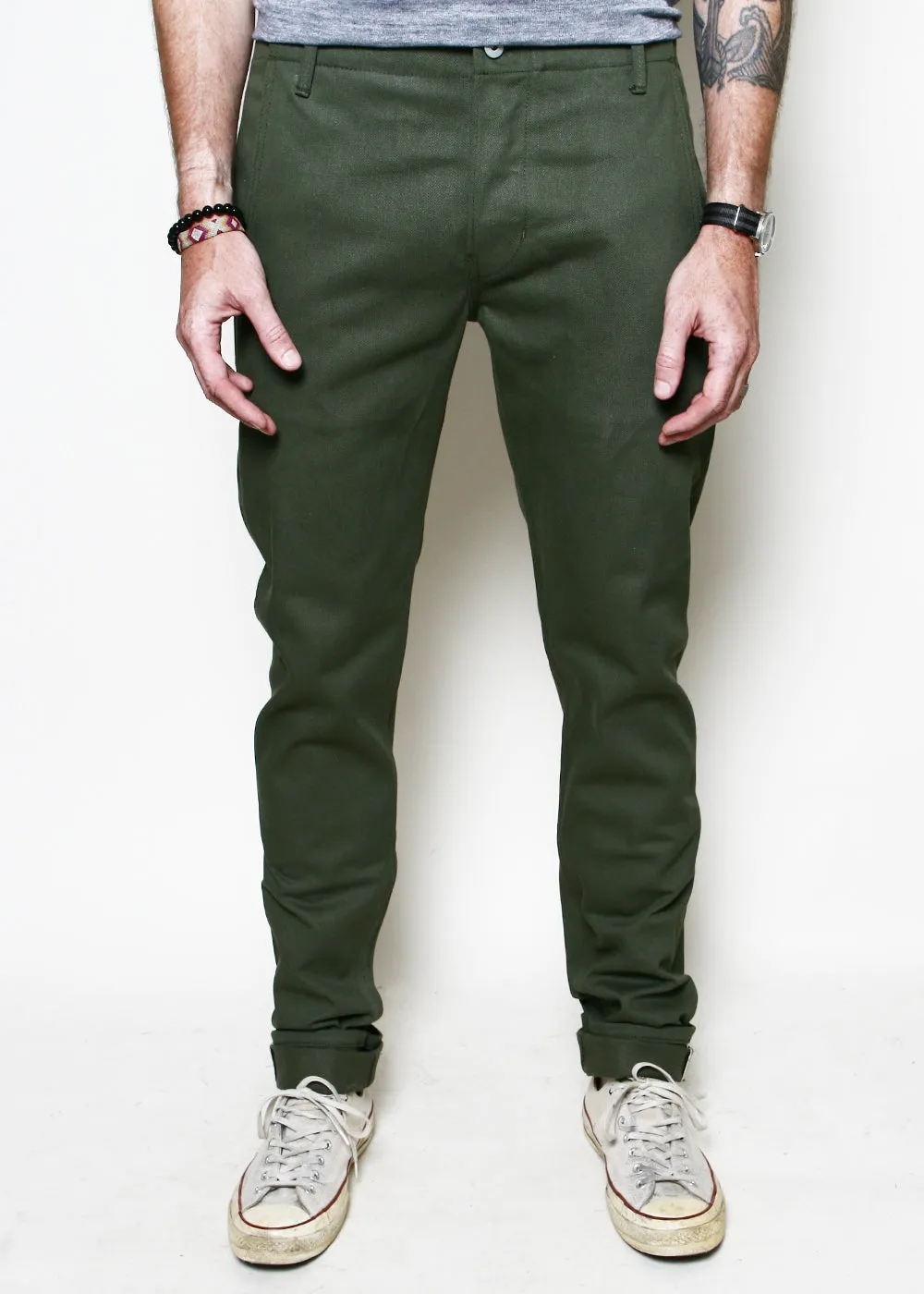 Infantry Pant // Green Selvedge sold by Rogue Territory