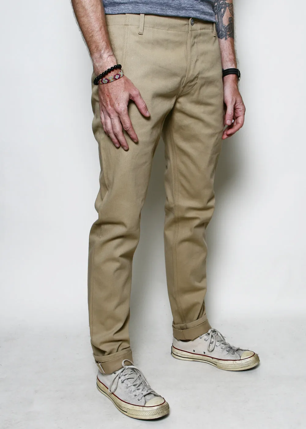 Infantry Pant // Khaki Selvedge sold by Rogue Territory product image thumbnail 2