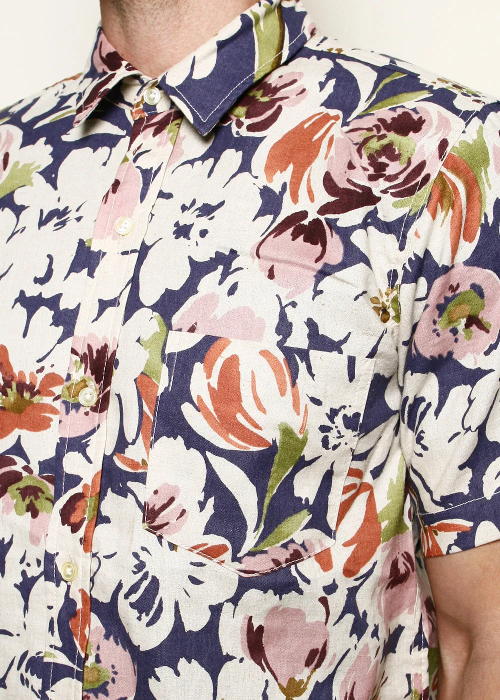 Oxford Shirt // Plum Floral sold by Rogue Territory product image thumbnail 2