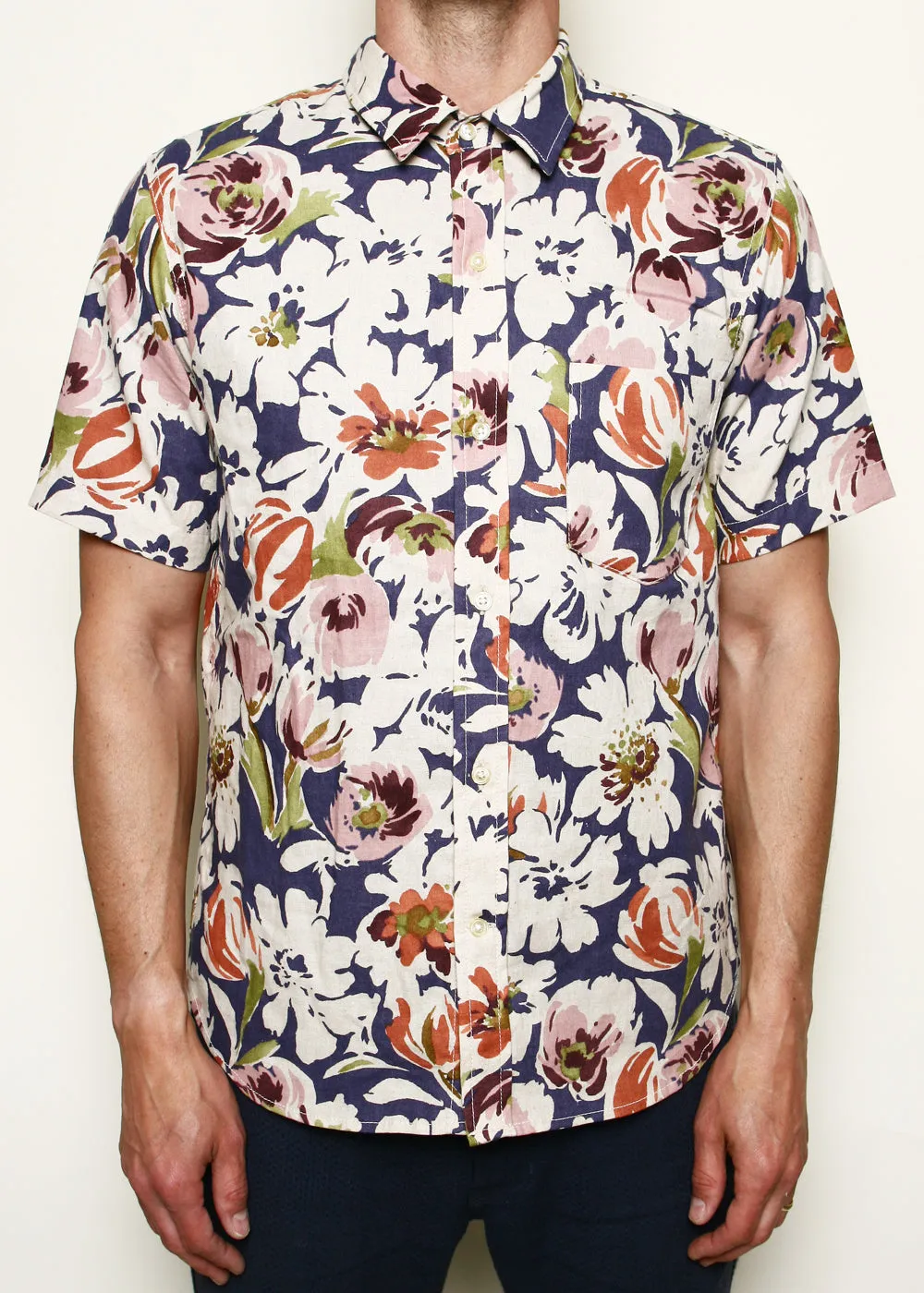 Oxford Shirt // Plum Floral sold by Rogue Territory