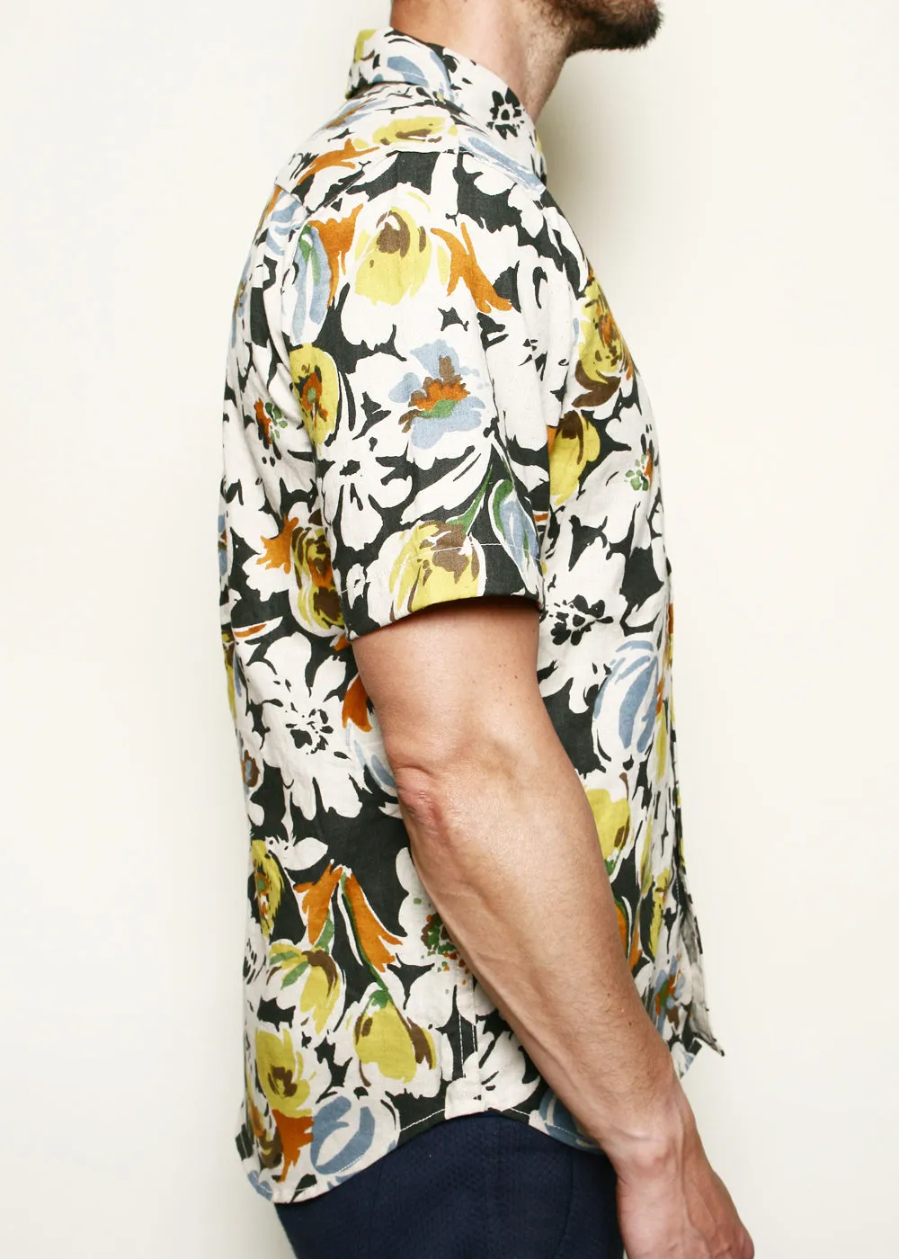 Oxford Shirt // Grey Floral sold by Rogue Territory product image thumbnail 3