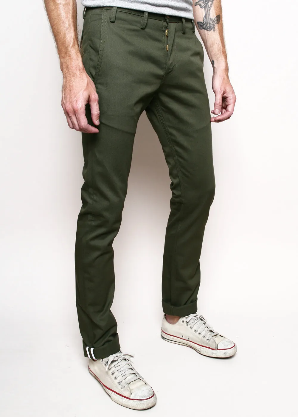 Officer Trousers // Olive sold by Rogue Territory product image thumbnail 2