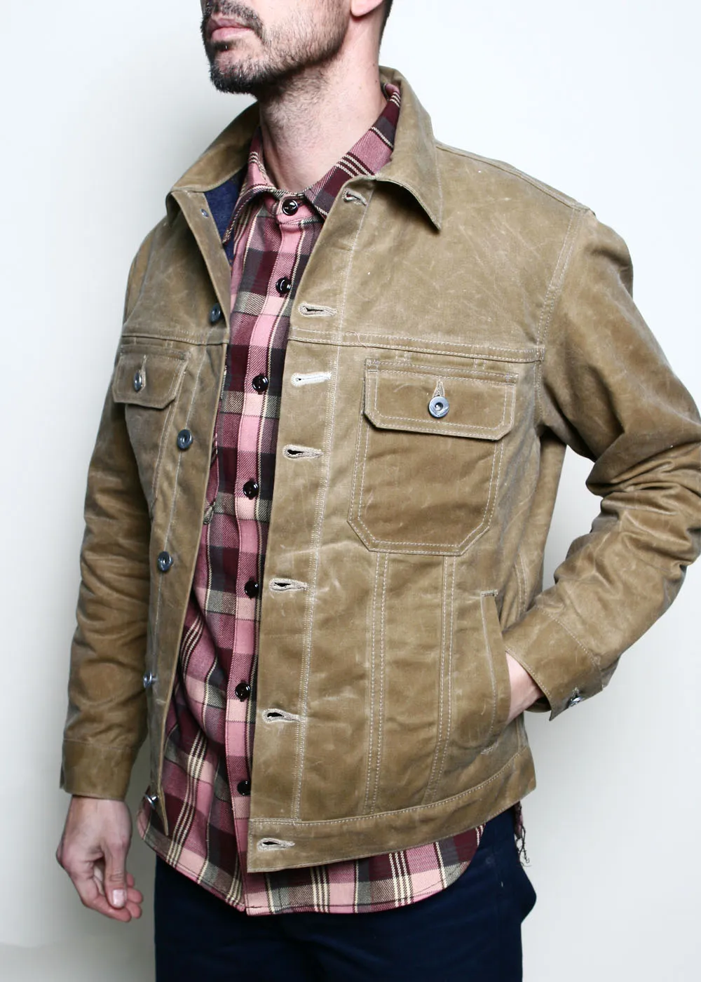 Field Shirt // Dusty Pink Plaid sold by Rogue Territory product image thumbnail 5