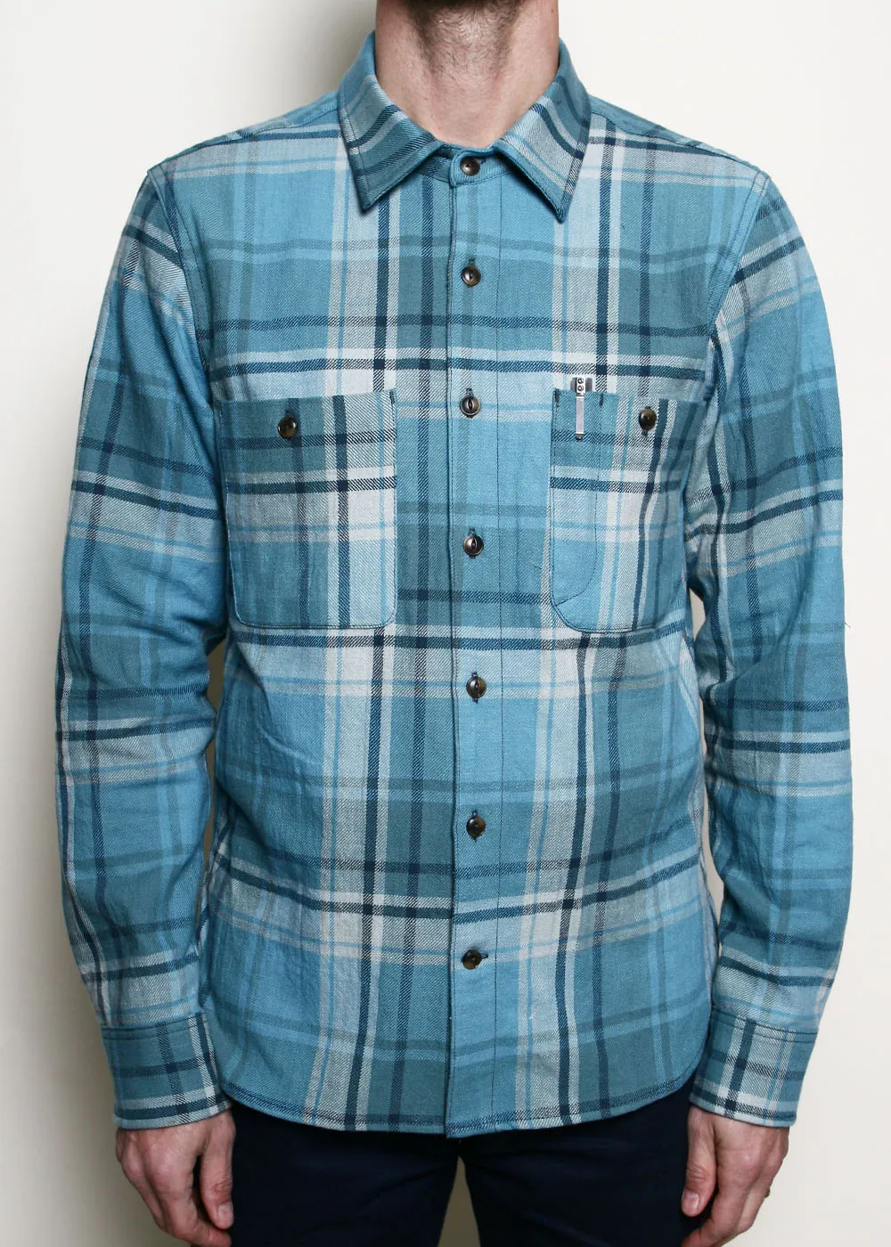 Field Shirt // Icy Blue Plaid sold by Rogue Territory