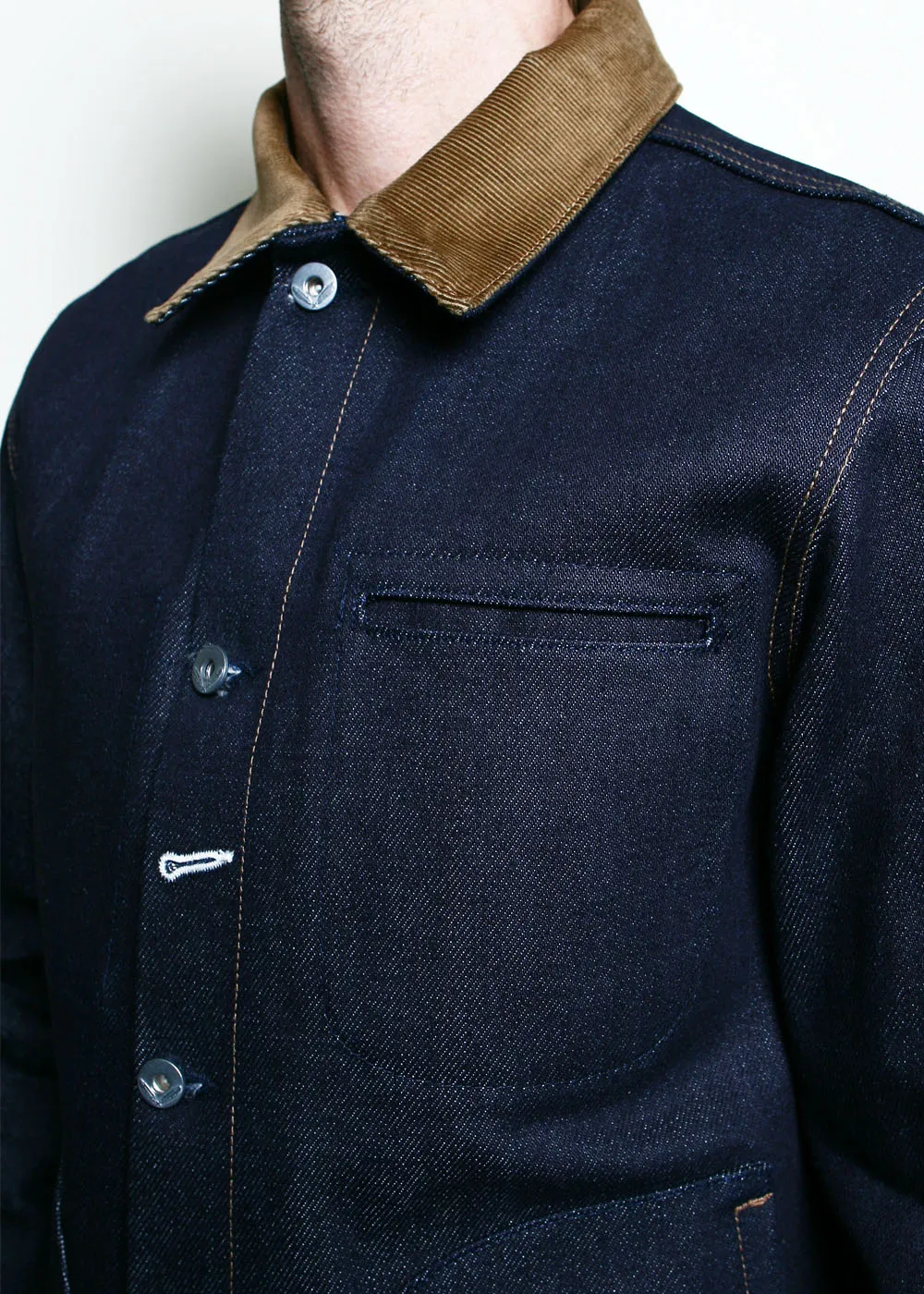 Cord Collar Supply Jacket // 22oz Indigo sold by Rogue Territory product image thumbnail 3