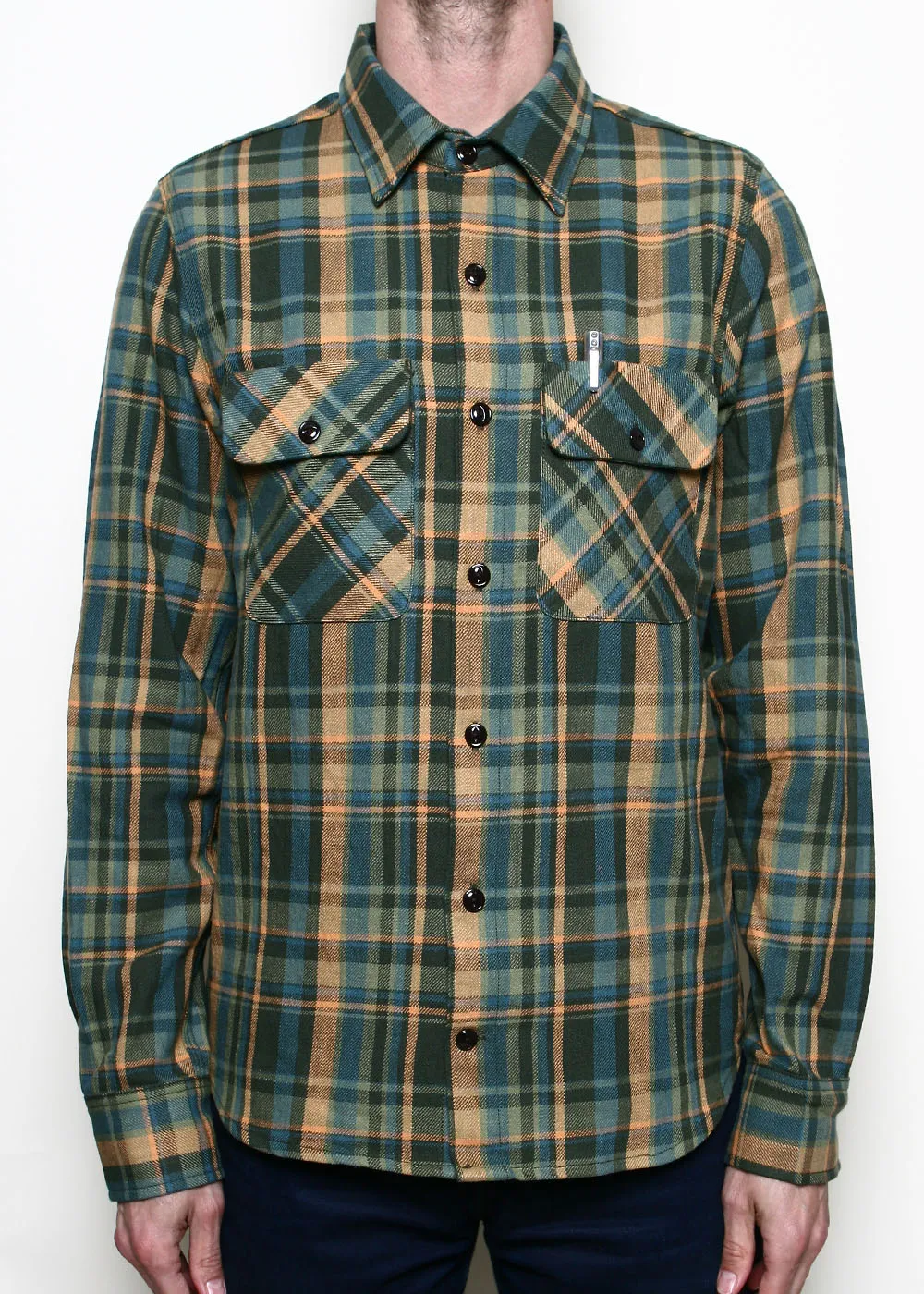 Field Shirt // Forest Slub Plaid sold by Rogue Territory