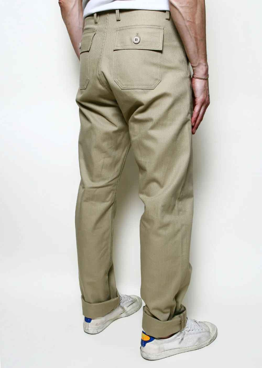 Fatigue Pants // Khaki Herringbone sold by Rogue Territory product image thumbnail 3