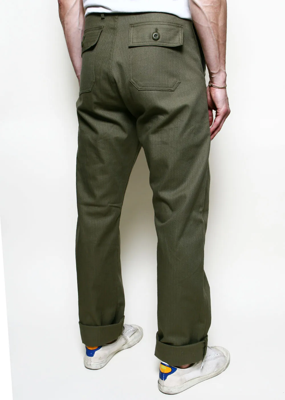 Fatigue Pants // Olive Herringbone sold by Rogue Territory product image thumbnail 3