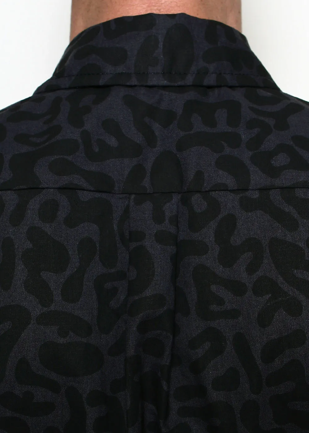 Oxford Shirt // Alphabet Camo Grey sold by Rogue Territory product image thumbnail 4