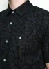 Oxford Shirt // Alphabet Camo Grey sold by Rogue Territory