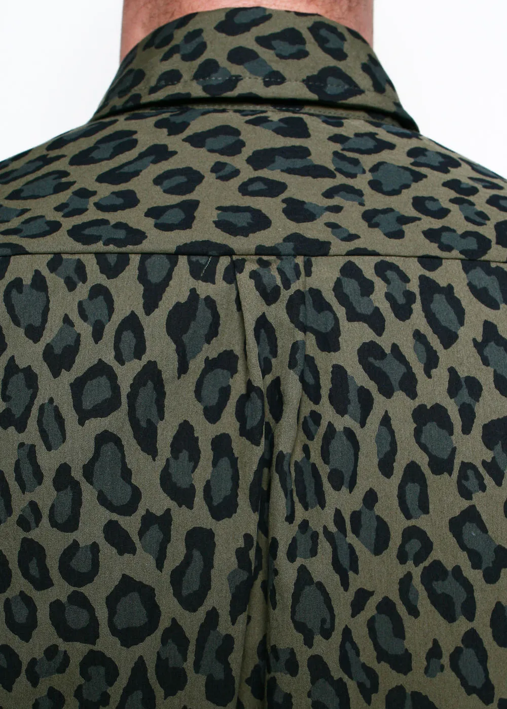 Oxford Shirt // Olive Cheetah Camo sold by Rogue Territory product image thumbnail 4