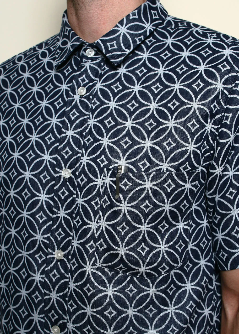 Oxford Shirt // Indigo Shippo sold by Rogue Territory product image thumbnail 2