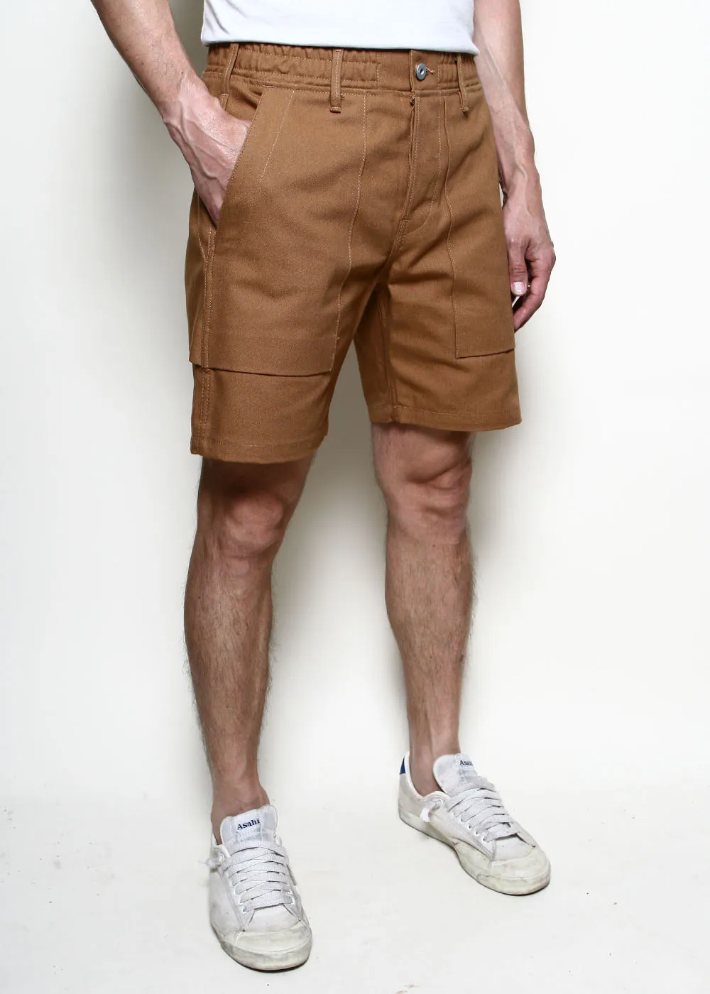 Fatigue Shorts // Camel Canvas sold by Rogue Territory product image thumbnail 2