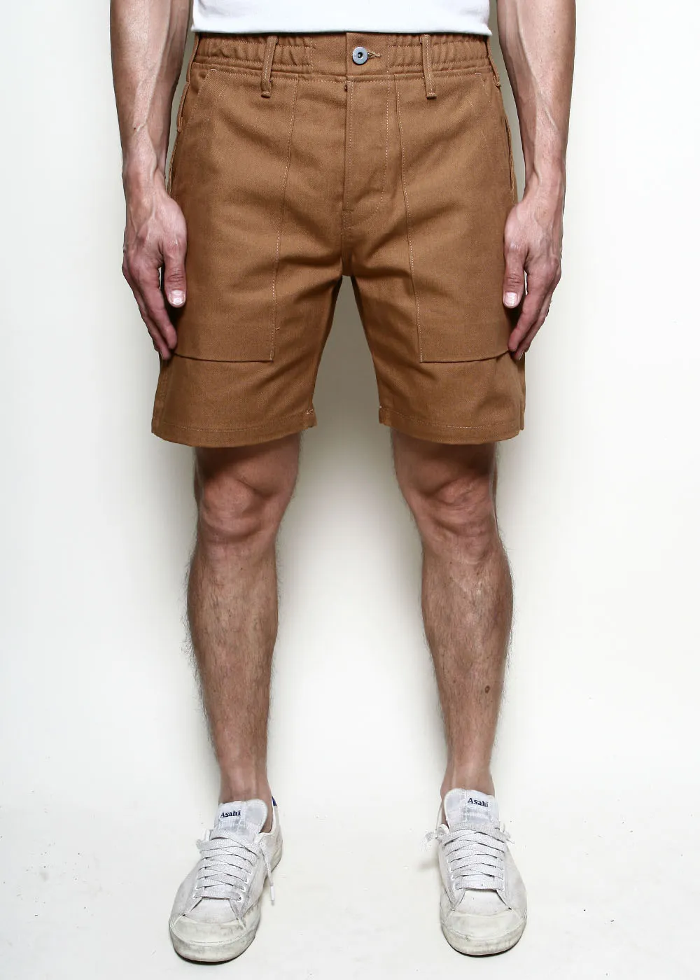 Fatigue Shorts // Camel Canvas sold by Rogue Territory
