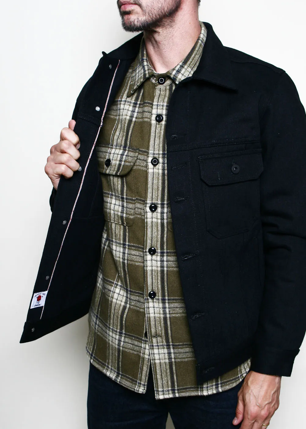 Field Shirt // Olive Plaid Flannel sold by Rogue Territory product image thumbnail 4