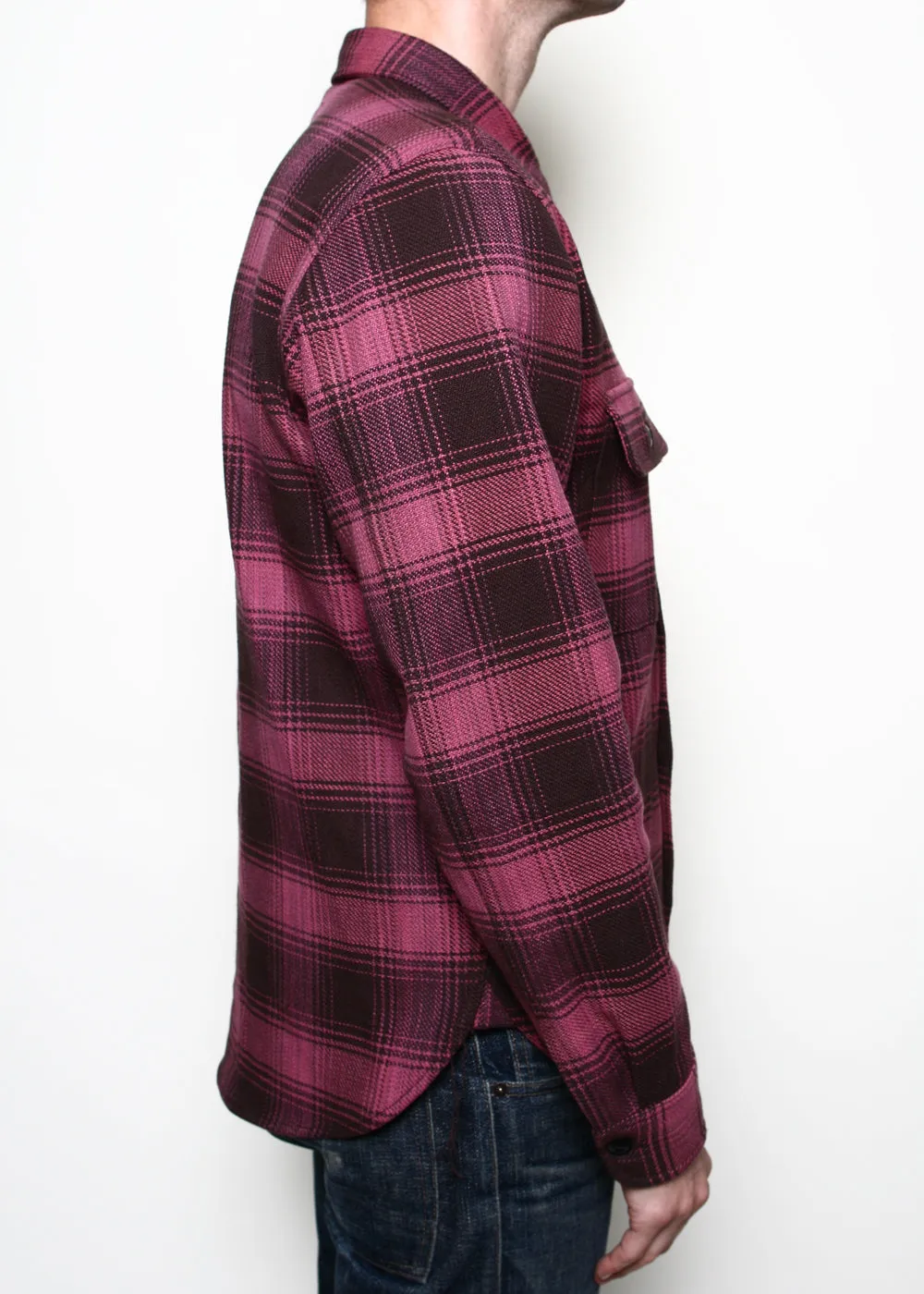 Field Shirt // Raspberry Plaid sold by Rogue Territory product image thumbnail 3