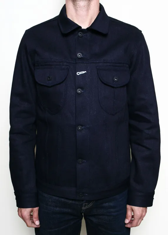 Type III Jacket // 15oz Dbl Indigo Cryptic sold by Rogue Territory