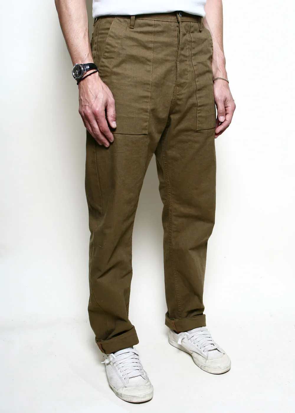 Fatigue Pants // Dyed Canvas Golden Brown sold by Rogue Territory product image thumbnail 2