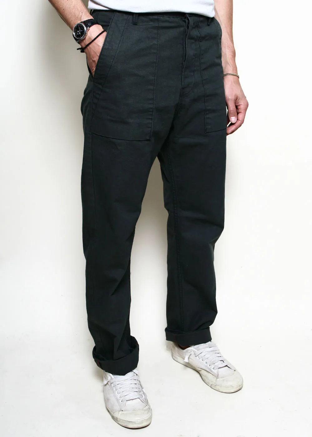 Fatigue Pants // Dyed Canvas Ash sold by Rogue Territory product image thumbnail 2