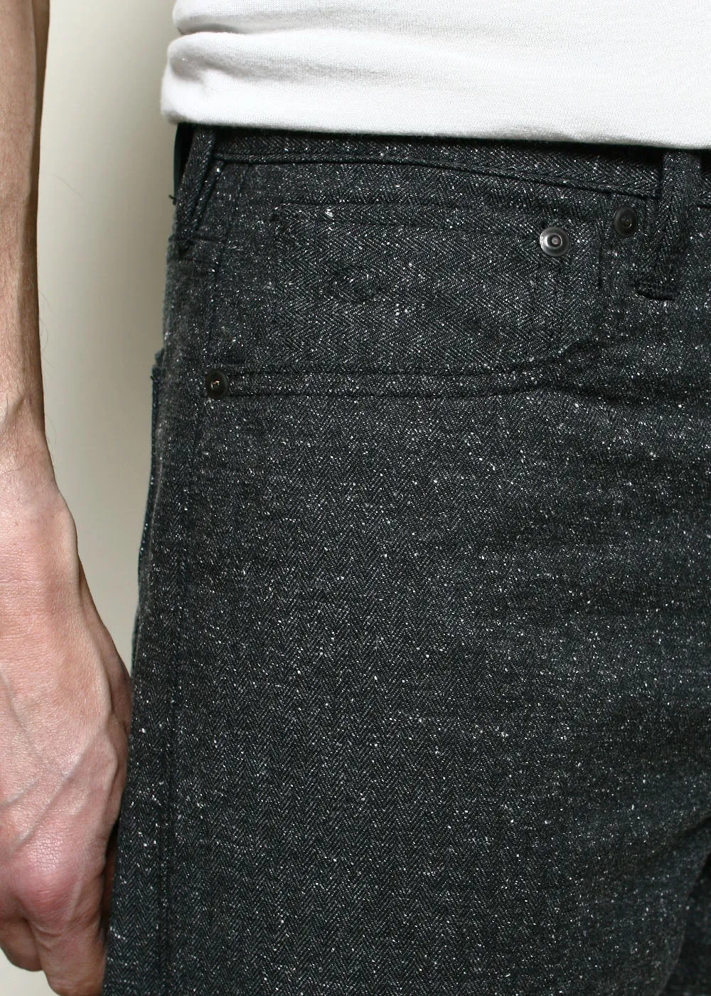 Relaxed Strider // Black Neppy Herringbone sold by Rogue Territory product image thumbnail 4