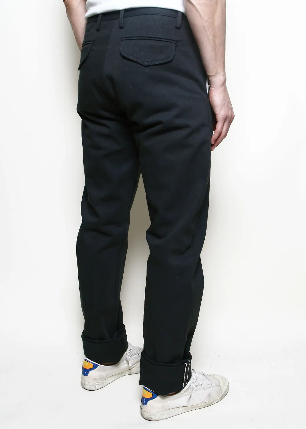 Officer Trousers High // Dark Grey Selvedge sold by Rogue Territory product image thumbnail 3