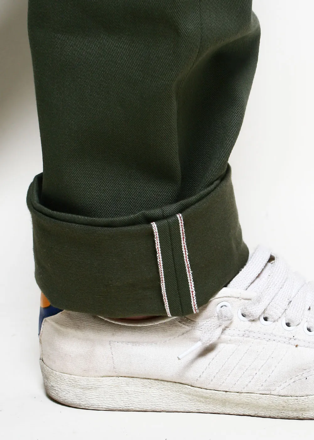Officer Trousers High // Olive Selvedge sold by Rogue Territory product image thumbnail 5