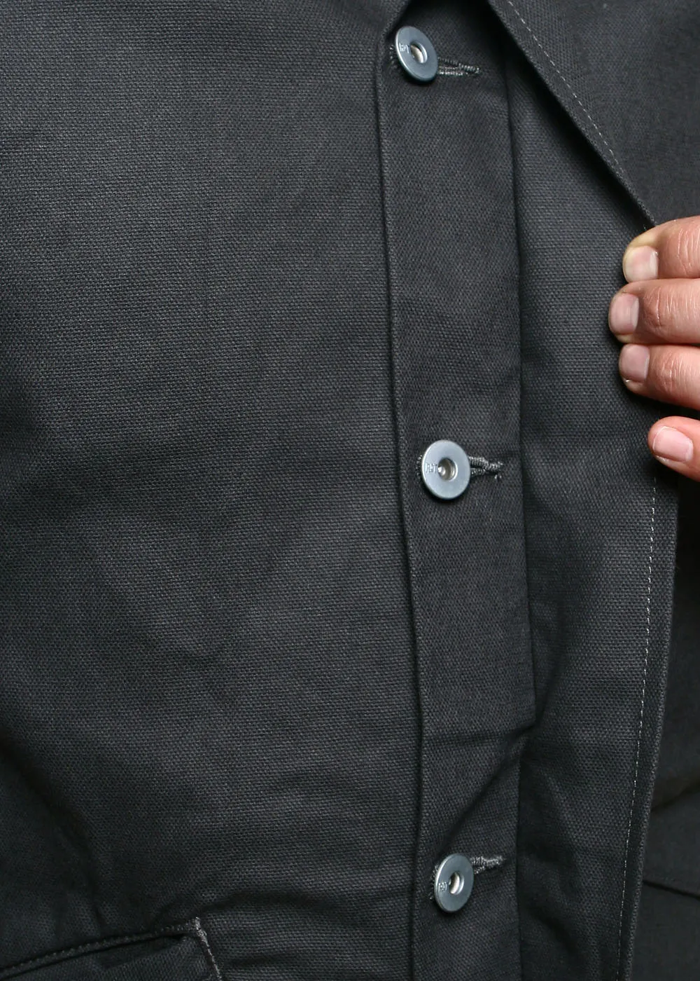 Trench Coat // Grey Dry Wax Canvas sold by Rogue Territory product image thumbnail 4