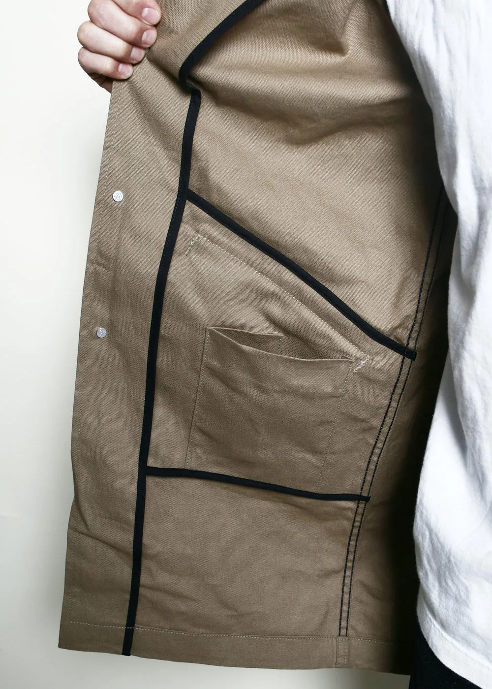 Trench Coat // Khaki Dry Wax Canvas sold by Rogue Territory product image thumbnail 5
