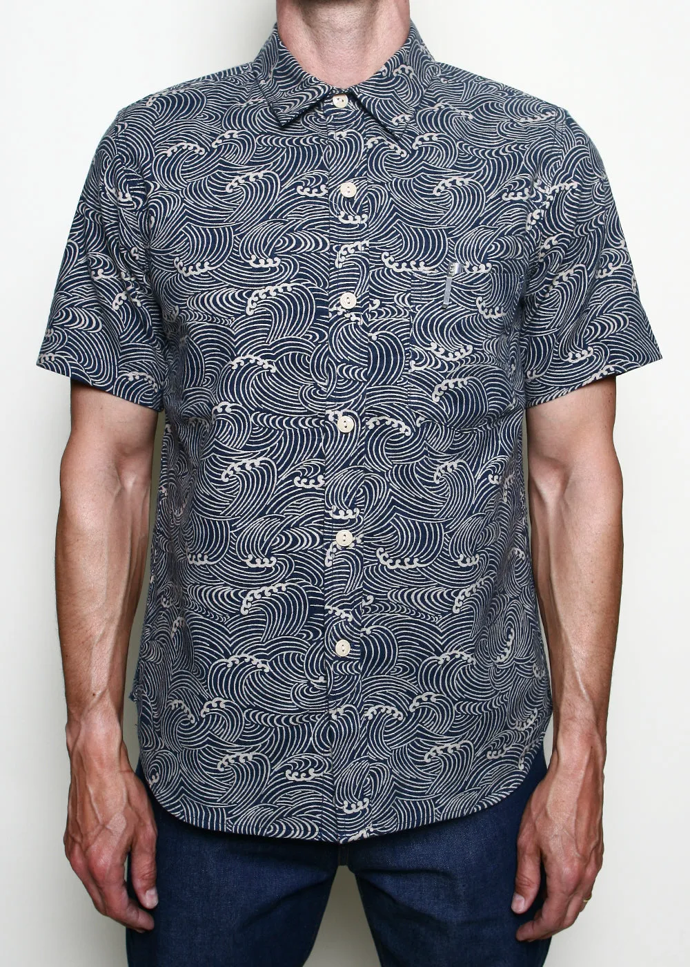 Oxford Shirt // Indigo Waves sold by Rogue Territory