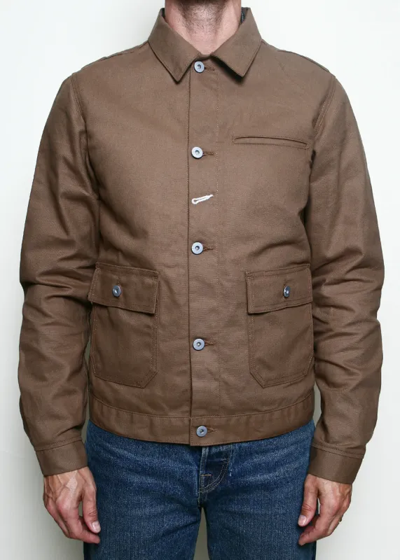 Ranger Jacket // Brown Dry Wax Canvas made by Rogue Territory