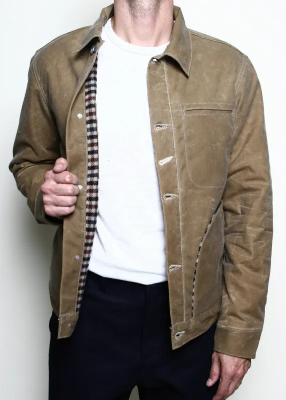 Supply Jacket // Lined Gingham Tan Ridgeline made by Rogue Territory