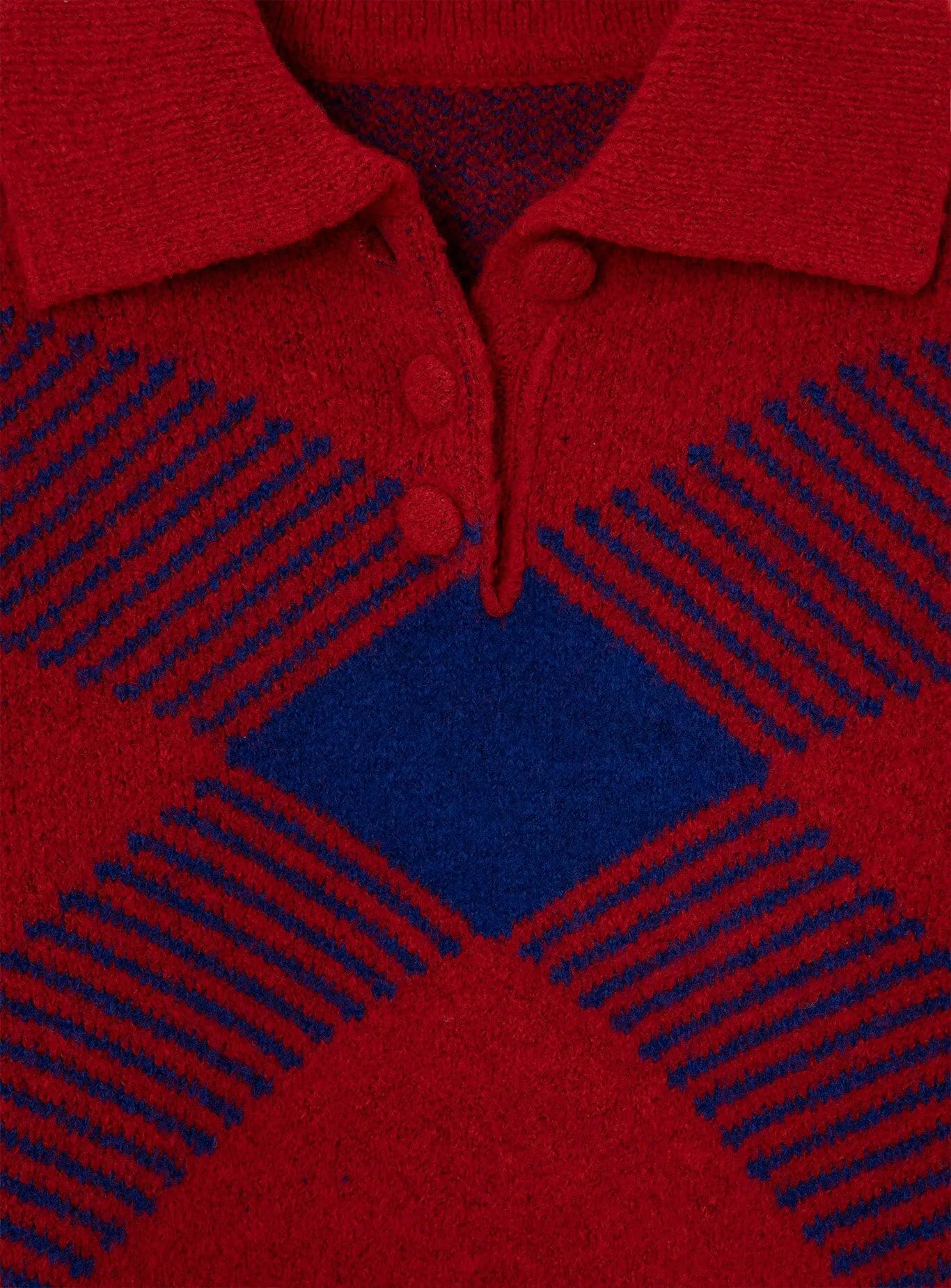 SLOANE POLO NECK RED KNIT sold by LAAGAM product image thumbnail 5