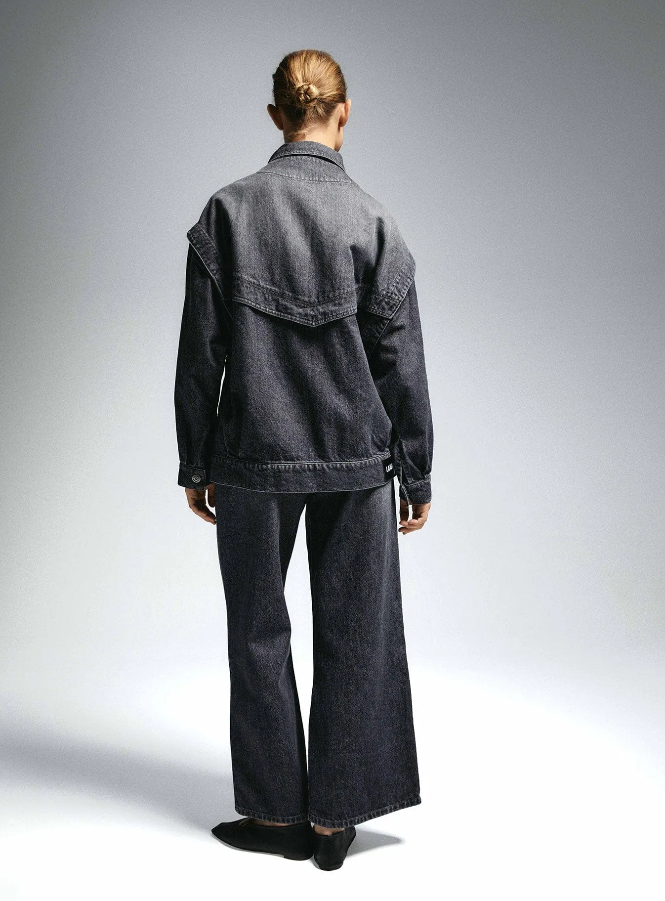 DE-NIMES GREY JACKET sold by LAAGAM product image thumbnail 4