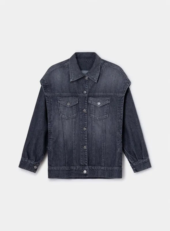 DE-NIMES GREY JACKET sold by LAAGAM