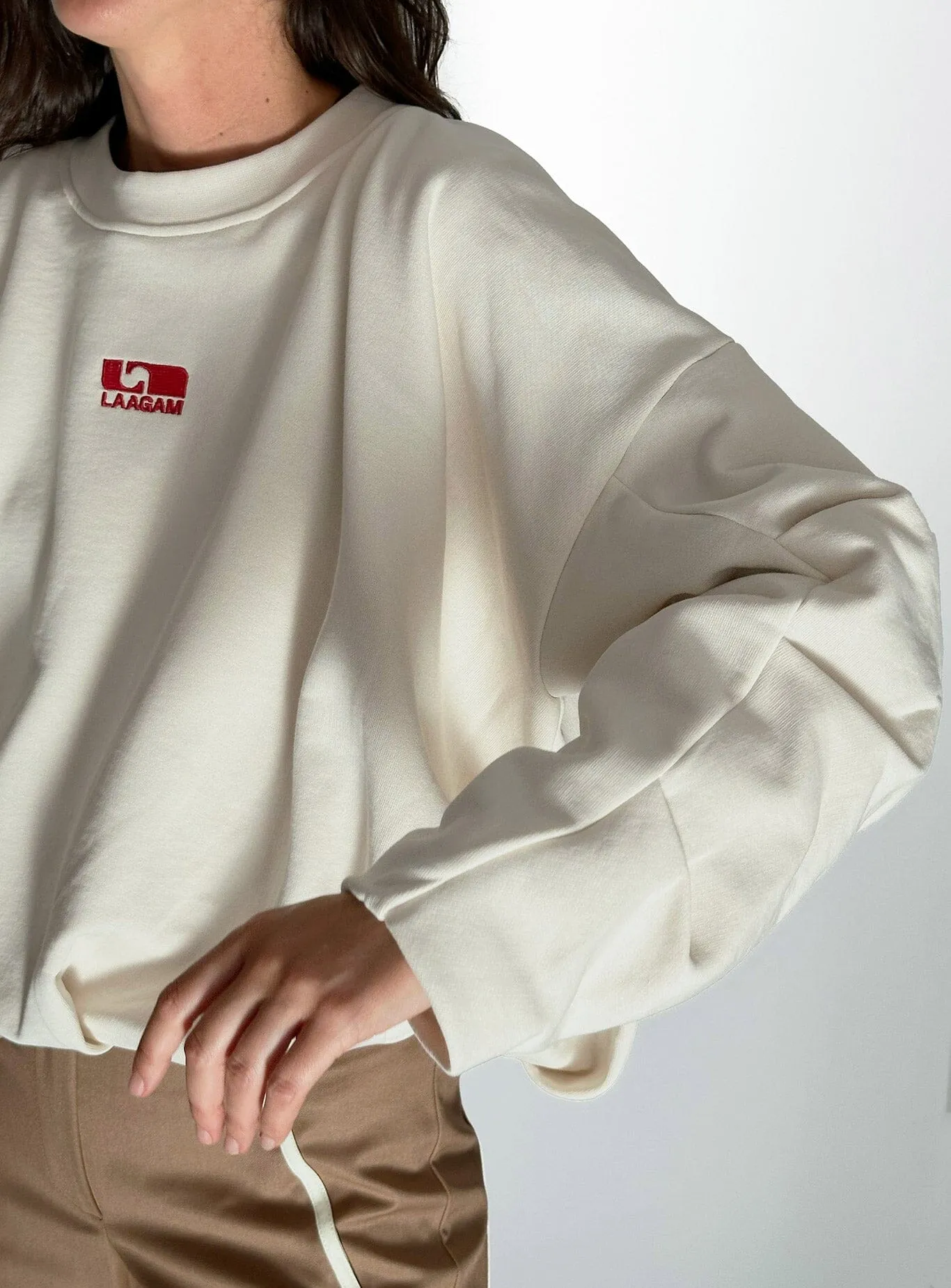 KELLY ECRU SWEATSHIRT sold by LAAGAM product image thumbnail 5