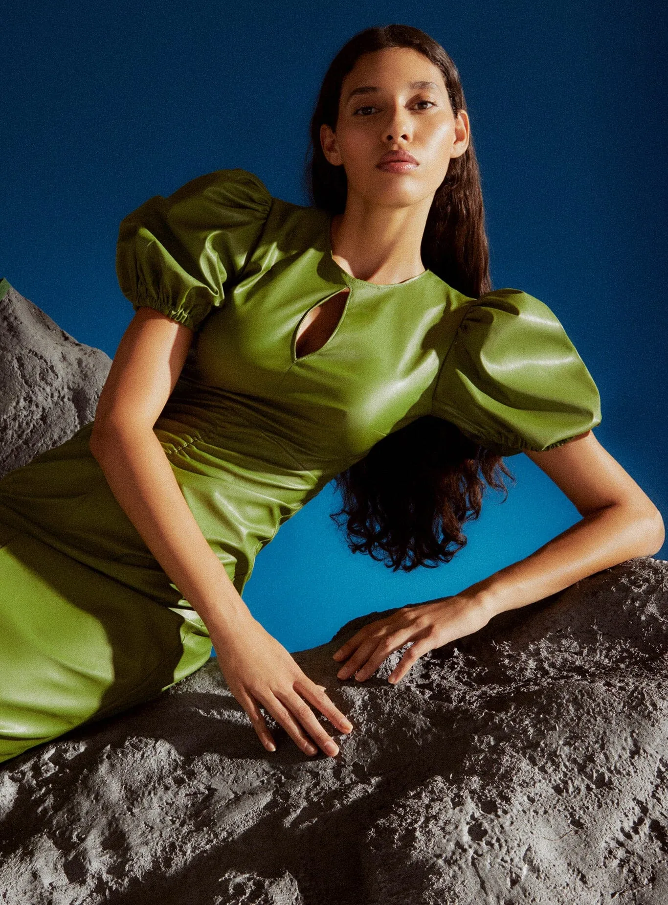 PROVENCE GREEN DRESS sold by LAAGAM product image thumbnail 2