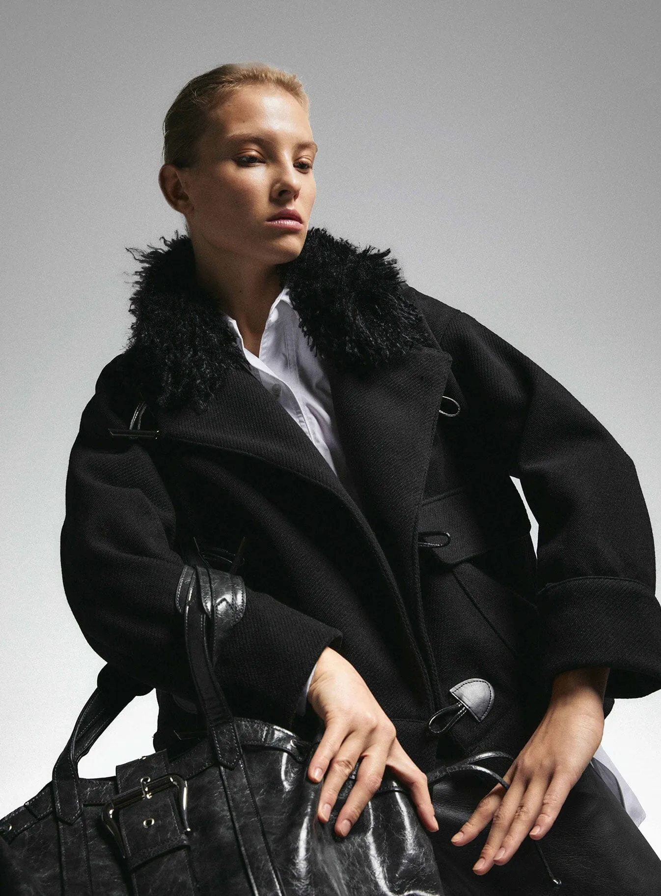 SHILOH SHORT COAT sold by LAAGAM product image thumbnail 4