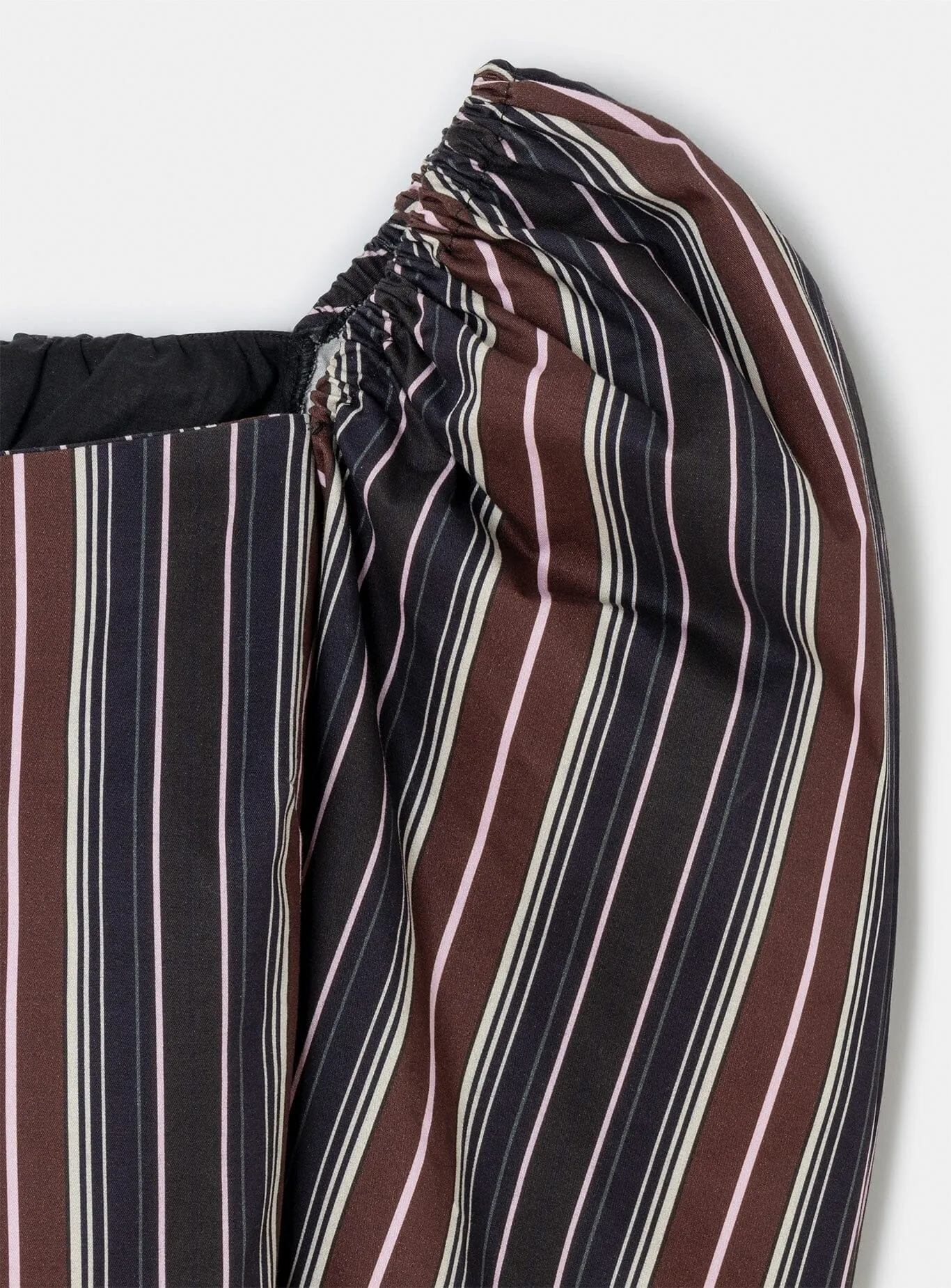 BRIGITTE STRIPED PUFF SLEEVE BLOUSE sold by LAAGAM product image thumbnail 4