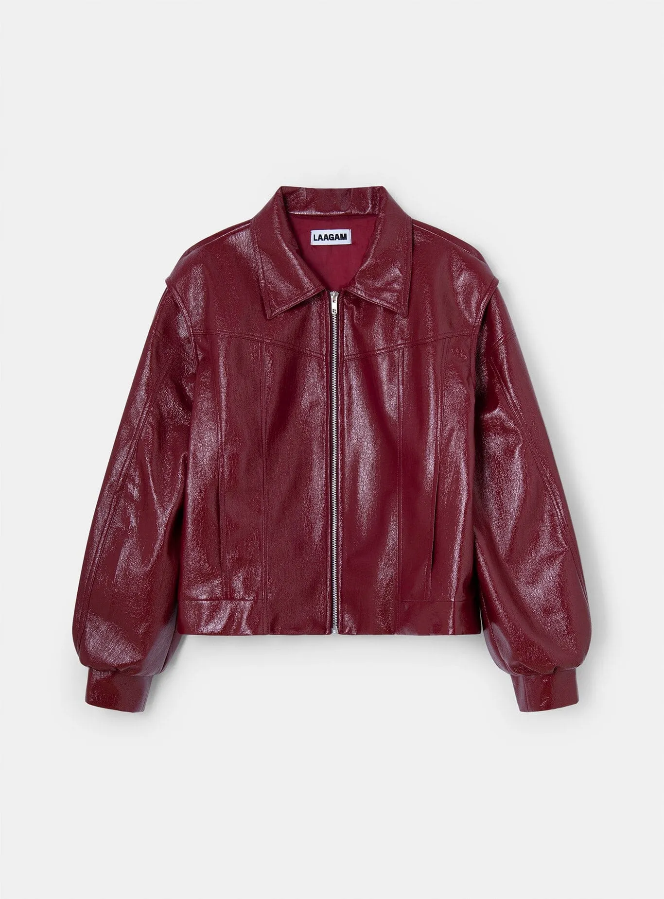 CUPIDO RED BOMBER JACKET sold by LAAGAM product image thumbnail 3