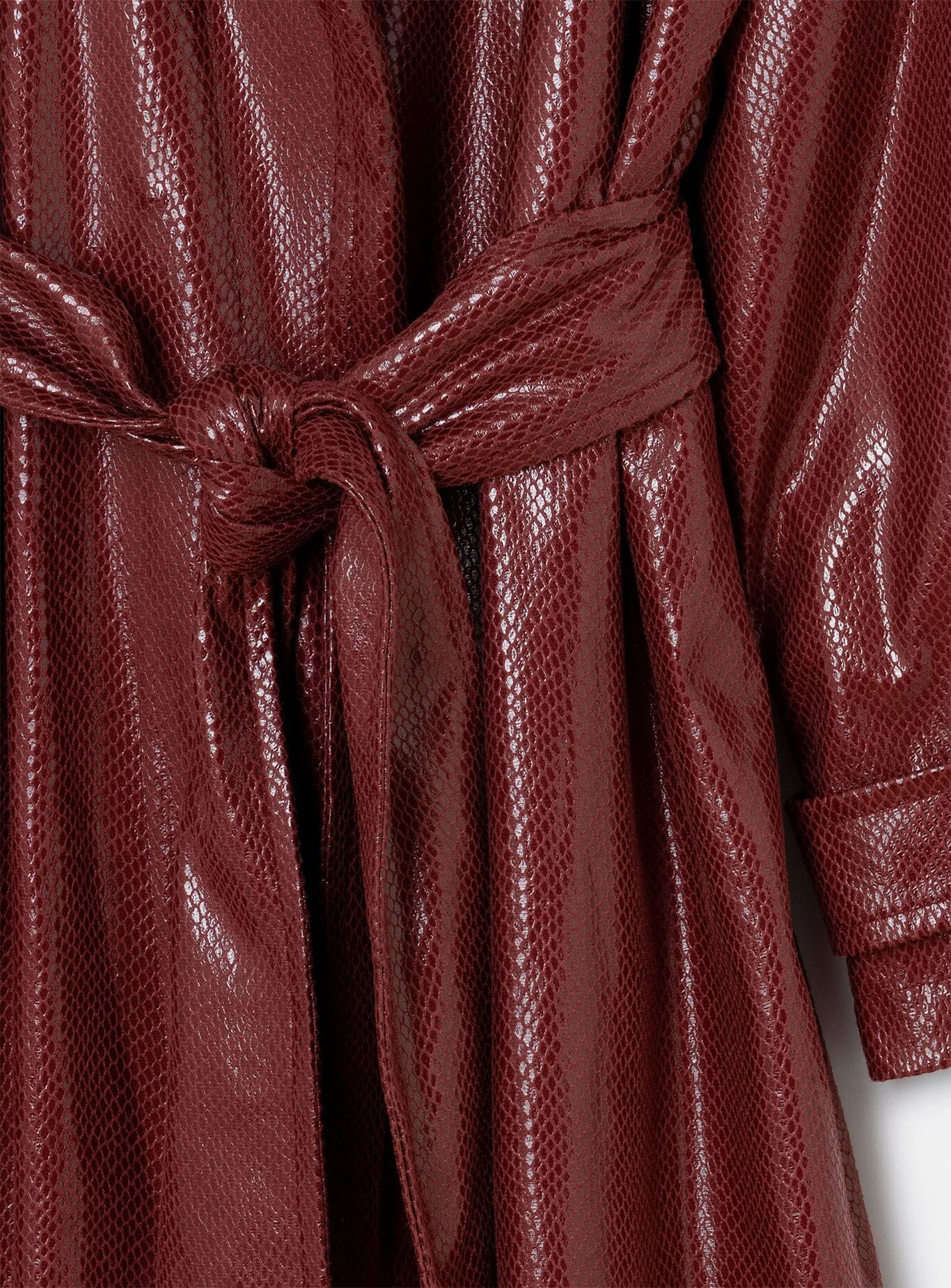 COBRA BURGUNDY TRENCH sold by LAAGAM product image thumbnail 5