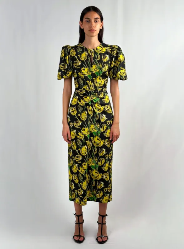 PROVENCE TULIPA MIDI DRESS sold by LAAGAM