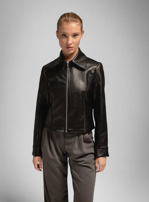 GABRIELLA BLACK SHORT JACKET sold by LAAGAM
