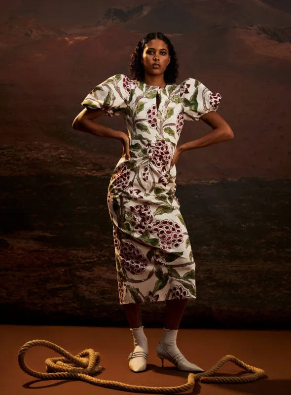 PROVENCE GERD MIDI DRESS sold by LAAGAM