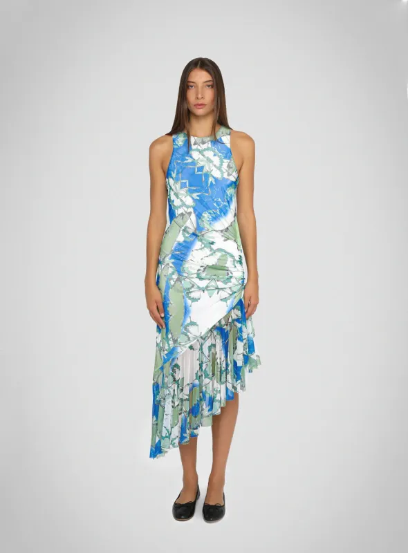 DELTA TULLE ASYMMETRIC DRESS sold by LAAGAM