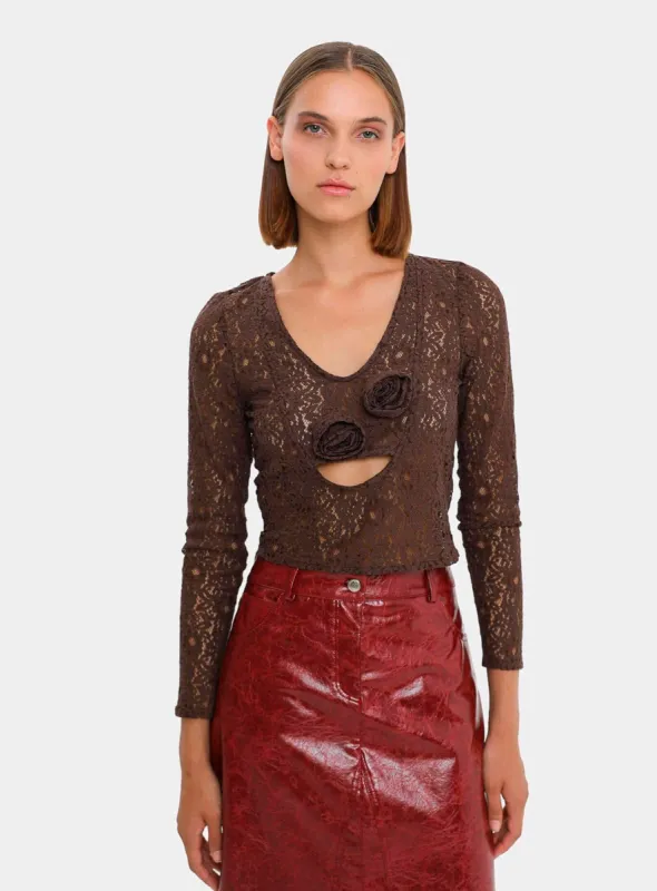 ALLEGRA LACE TOP sold by LAAGAM