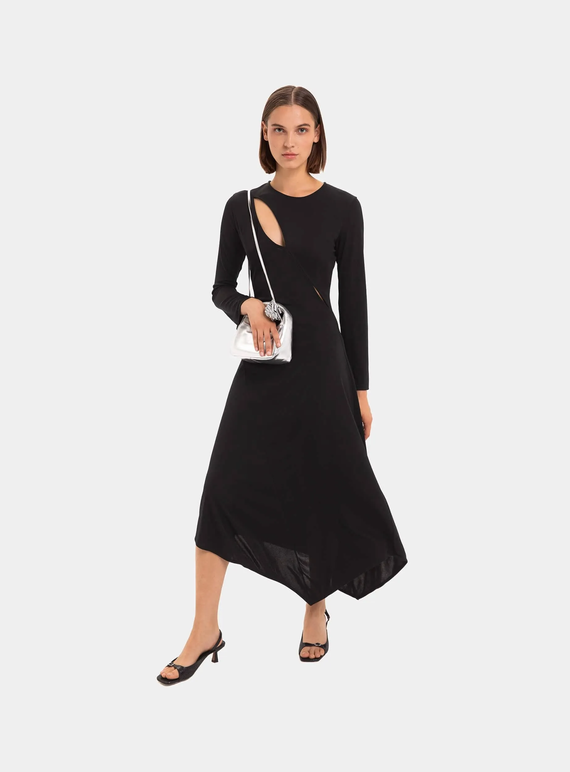 WINONA BLACK STRETCH DRESS sold by LAAGAM product image thumbnail 3